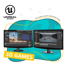 Unreal Engine 4. Игровой движок - КИБЕРшкола программирования для детей, компьютерные курсы для школьников, начинающих и подростков - KIBERone г. Березники