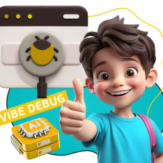Тестирование & Vibe Debug. Охотники за багами - КИБЕРшкола программирования для детей, компьютерные курсы для школьников, начинающих и подростков - KIBERone г. Березники