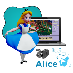 Alice 3d - КИБЕРшкола программирования для детей, компьютерные курсы для школьников, начинающих и подростков - KIBERone г. Березники