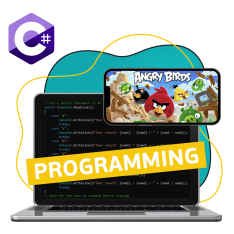 Программирование на C#. Удивительный мир 2D-игр - КИБЕРшкола программирования для детей, компьютерные курсы для школьников, начинающих и подростков - KIBERone г. Березники